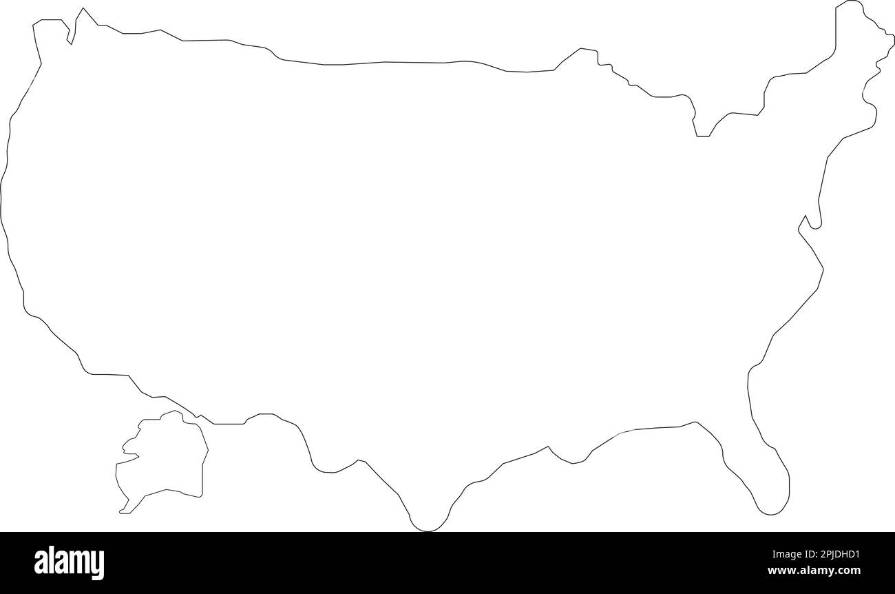 disegno di illustrazione del logo di stato della mappa united Illustrazione Vettoriale