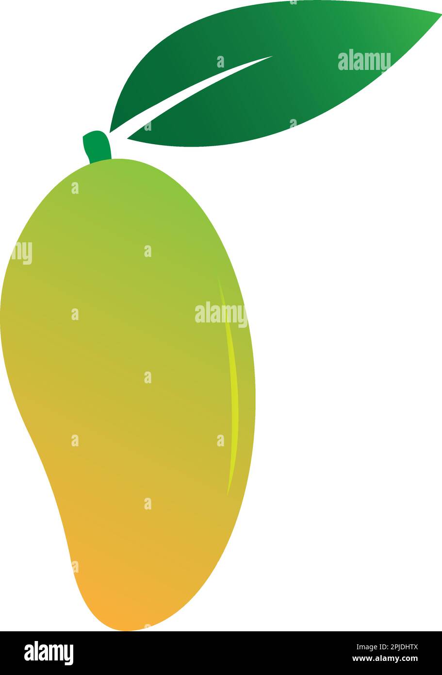 modello di icona vettore logo mango Illustrazione Vettoriale