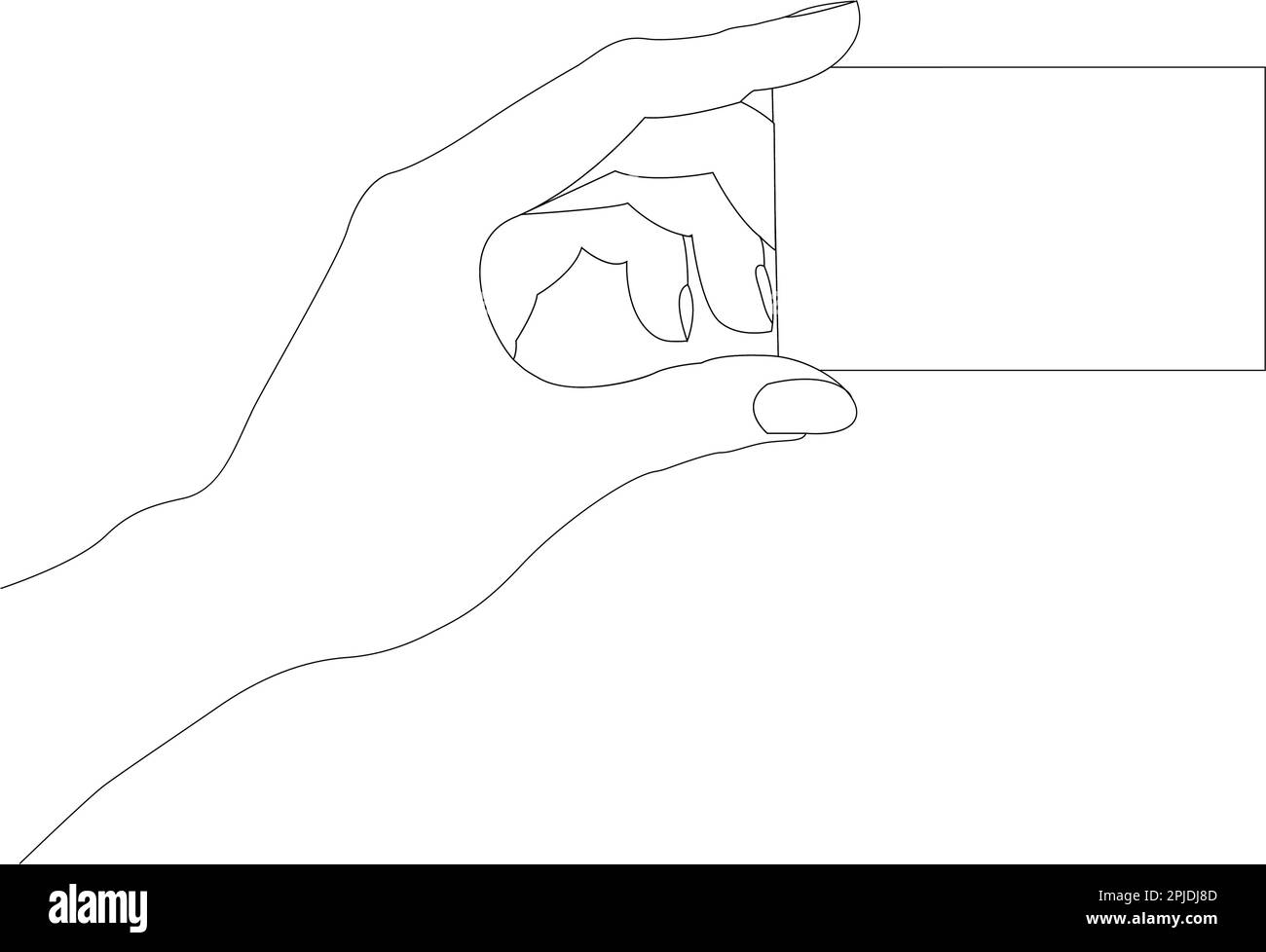 disegno illustrativo della scheda con logo a mano Illustrazione Vettoriale