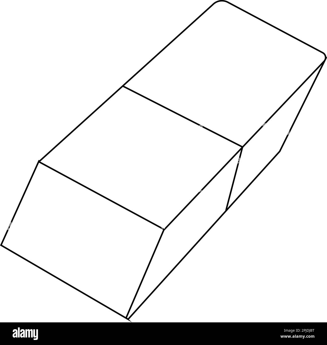 Icona gomma isolata simbolo su sfondo pulito. Elemento in gomma vettoriale in stile trendy. Illustrazione Vettoriale