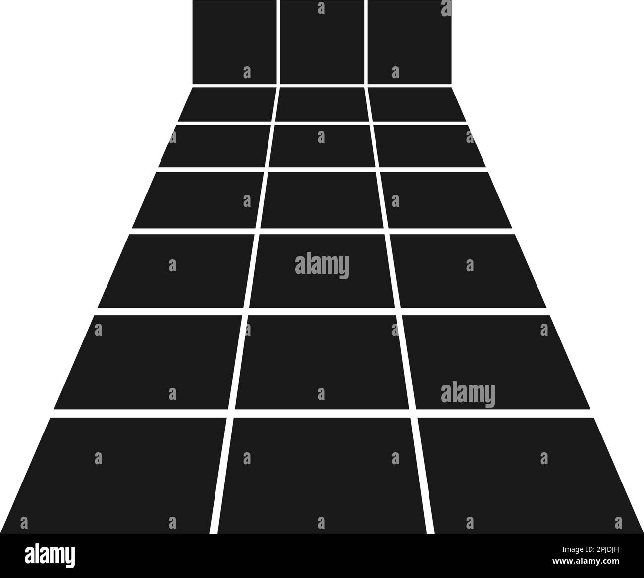 Disegno del simbolo dell'illustrazione vettoriale dell'icona del pavimento Illustrazione Vettoriale