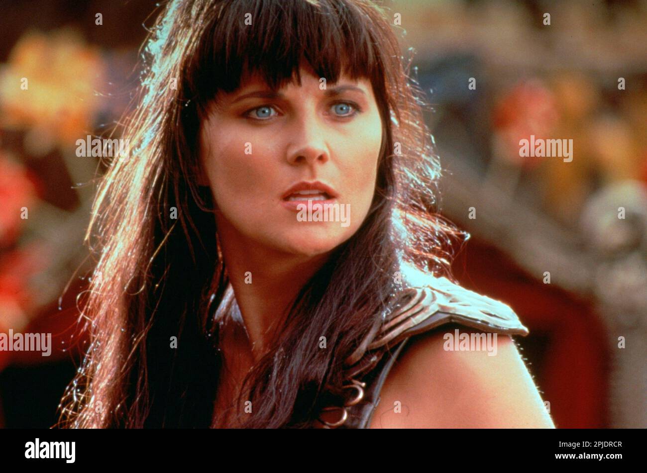 LUCY LAWLESS in XENA: PRINCIPESSA GUERRIERA (1995), diretta da RICK JACOBSON. CREDIT: MCA TELEVISION/RENAISSANCE PICTURES/STUDIOS USA TV/UNIVERSAL / ALBUM Foto Stock