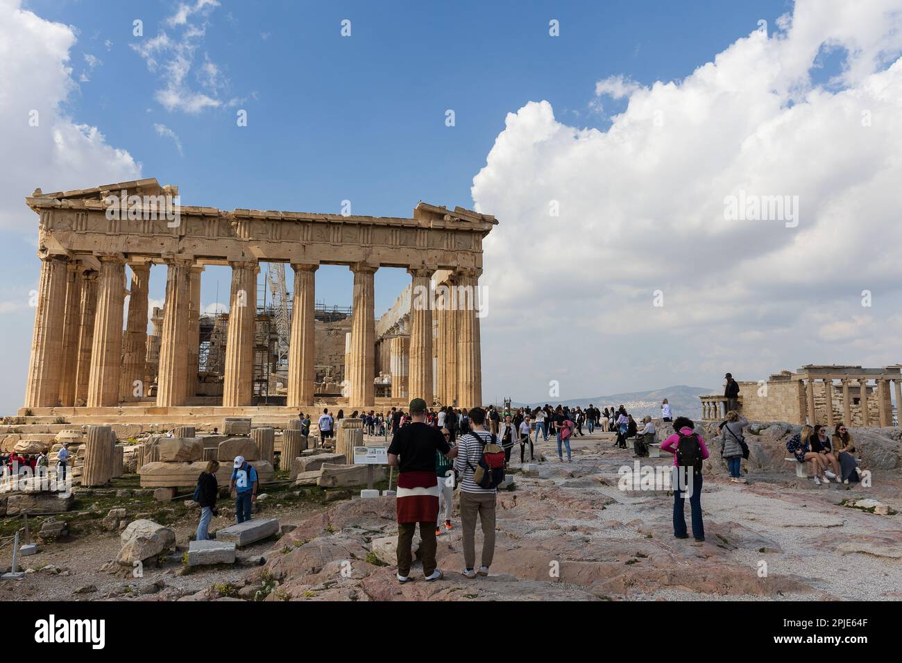 Esplora la bellezza e la storia di Atene, Grecia, attraverso la nostra collezione di fotografie mozzafiato. Dall'iconica Acropoli, patrimonio dell'umanità dell'UNESCO Foto Stock