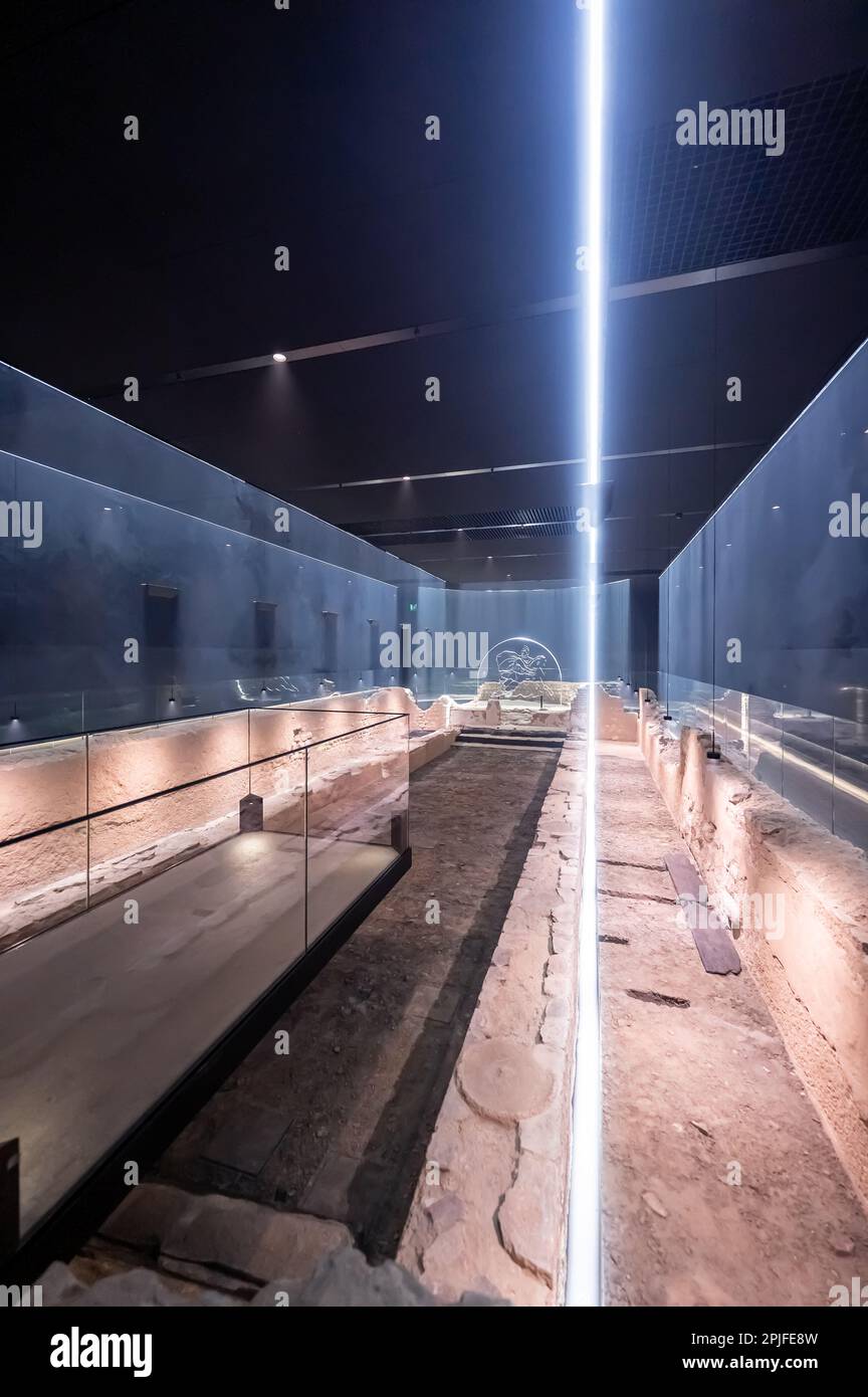 London Mithraeum - Città di Londra Foto Stock