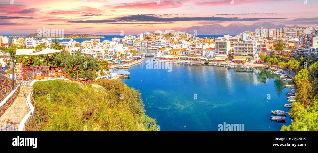 Agios Nikolaos, Creta, Grecia Foto Stock