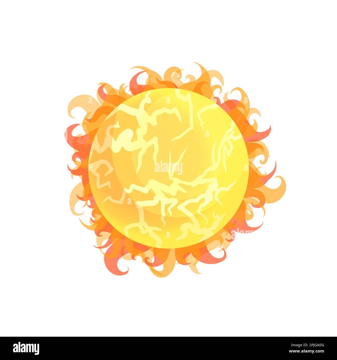 Stella del sole. Raccolta di pianeti di sistema solare Illustrazione Vettoriale