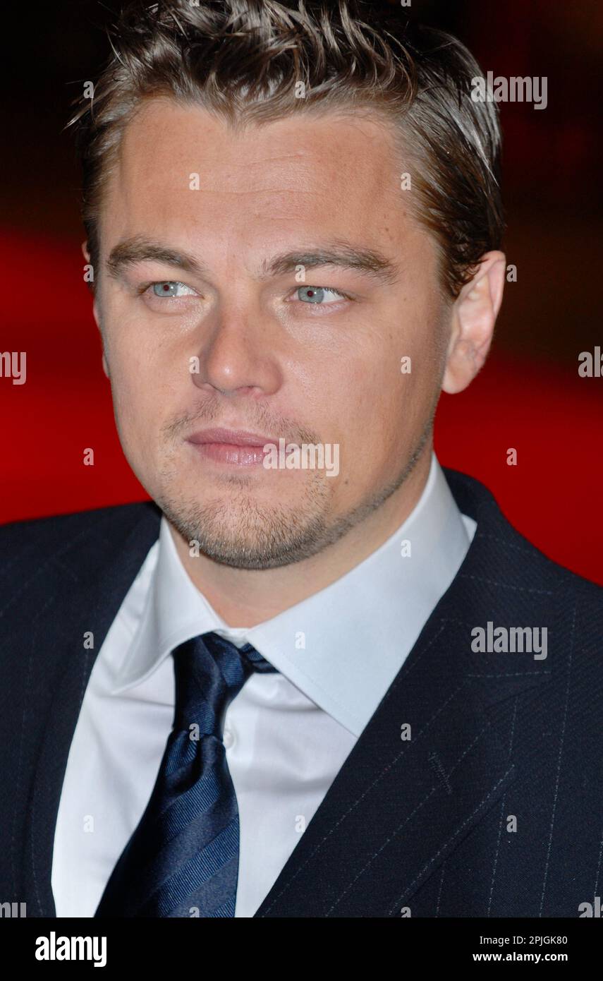 Leonardo di Caprio, Blood Diamond, Londra, Regno Unito Foto Stock