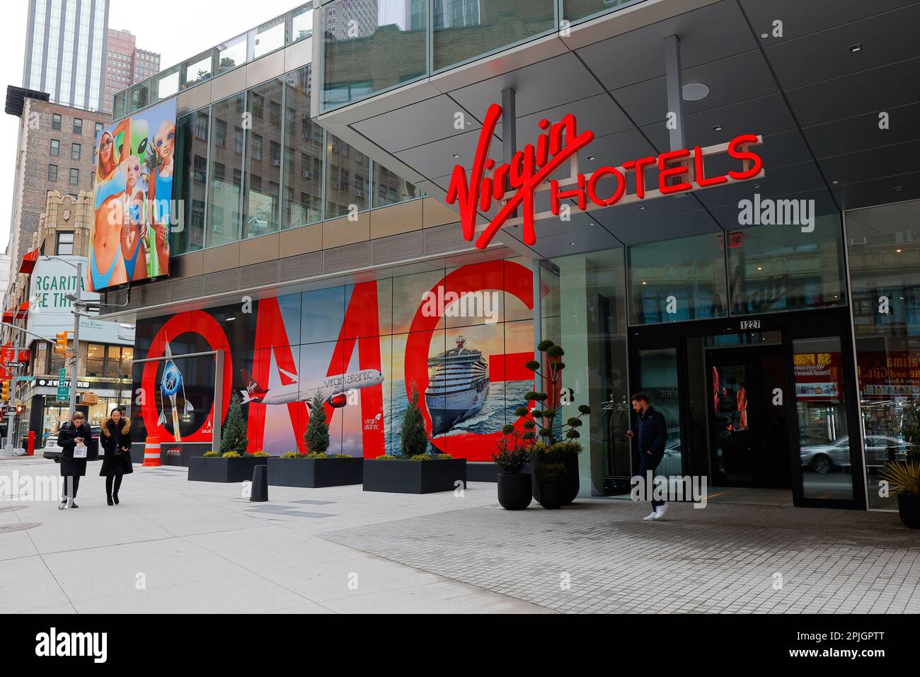 Virgin Hotels New York City, 1227 Broadway, New York, NYC foto di un hotel boutique a Manhattan Foto Stock