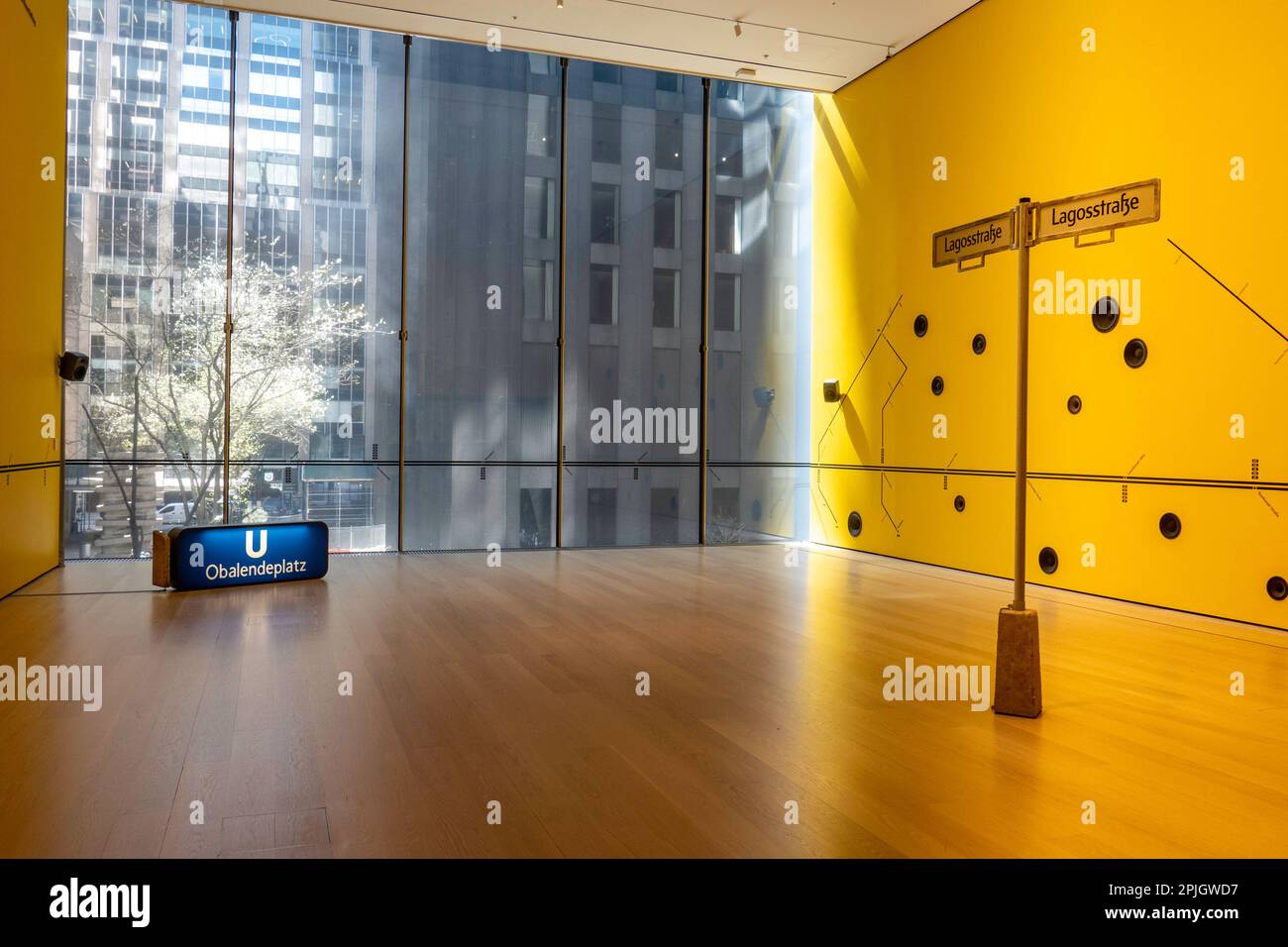 Museum of Modern Art è un'istituzione culturale a New York City, USA 2023 Foto Stock