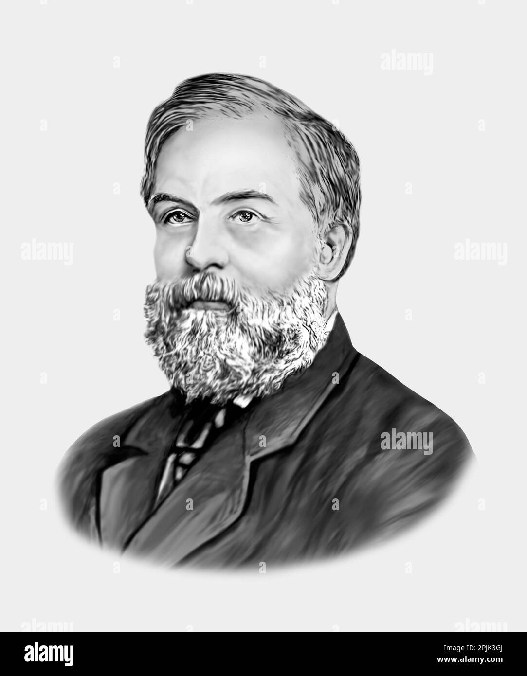 Charles Wyville Thomson 1830-1882 Zoologo marino scozzese storico naturale Foto Stock