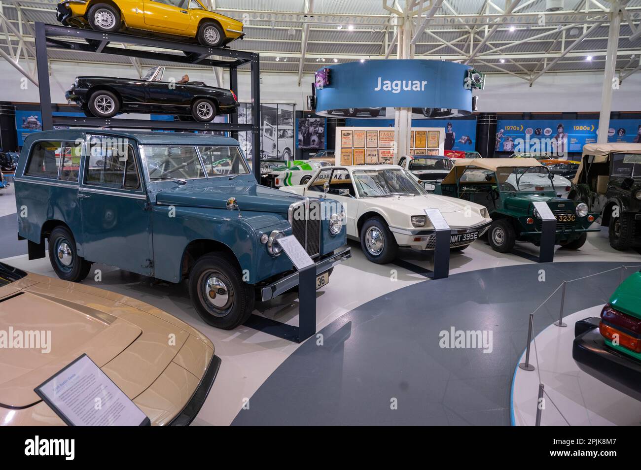 Concept car e prototipi al British Motor Heritage Museum Foto Stock