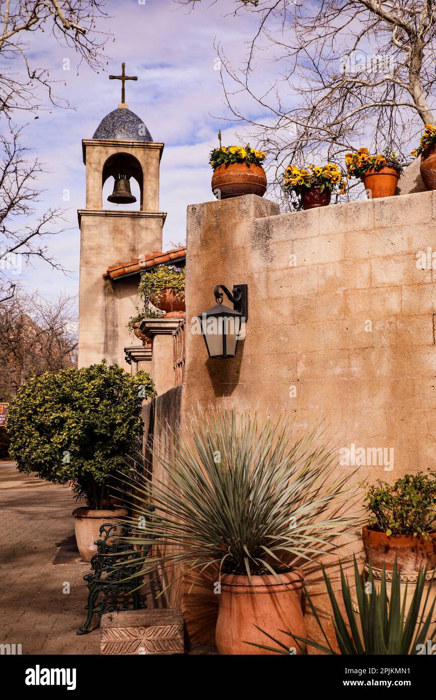 Sedona, Arizona. Tlaquepaque Cappella Foto Stock