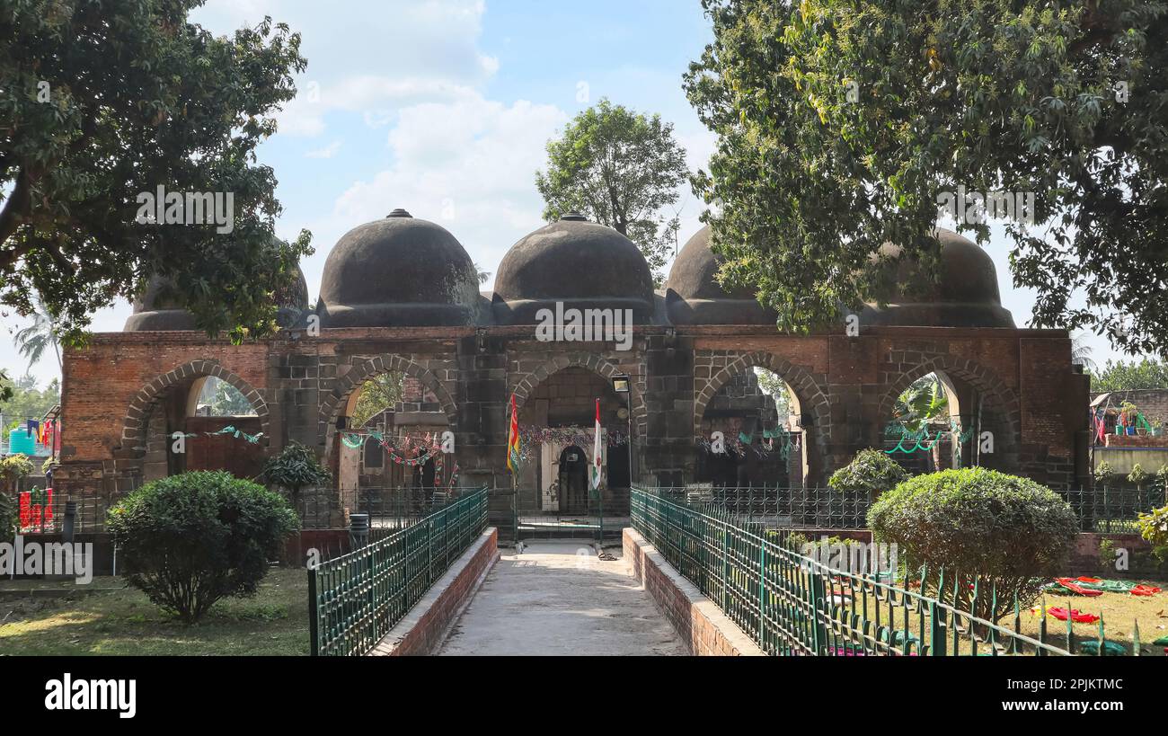 Vecchia moschea a Bansberia, Bengala Occidentale, India. Foto Stock