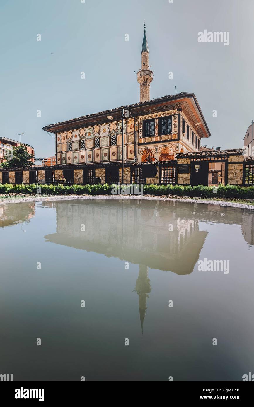 Sarena Dzamija dipinto Moschea di Tetovo Macedonia Foto Stock