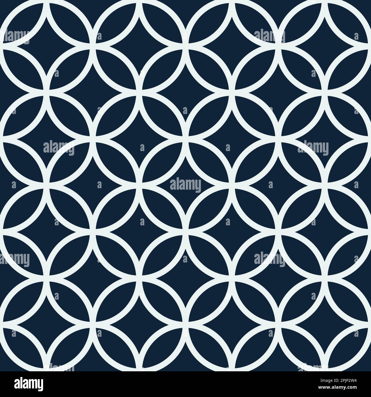 Ripetizione geometrica senza giunture. Classico motivo senza cuciture in tessuto giapponese. Illustrazione vettoriale. Illustrazione Vettoriale