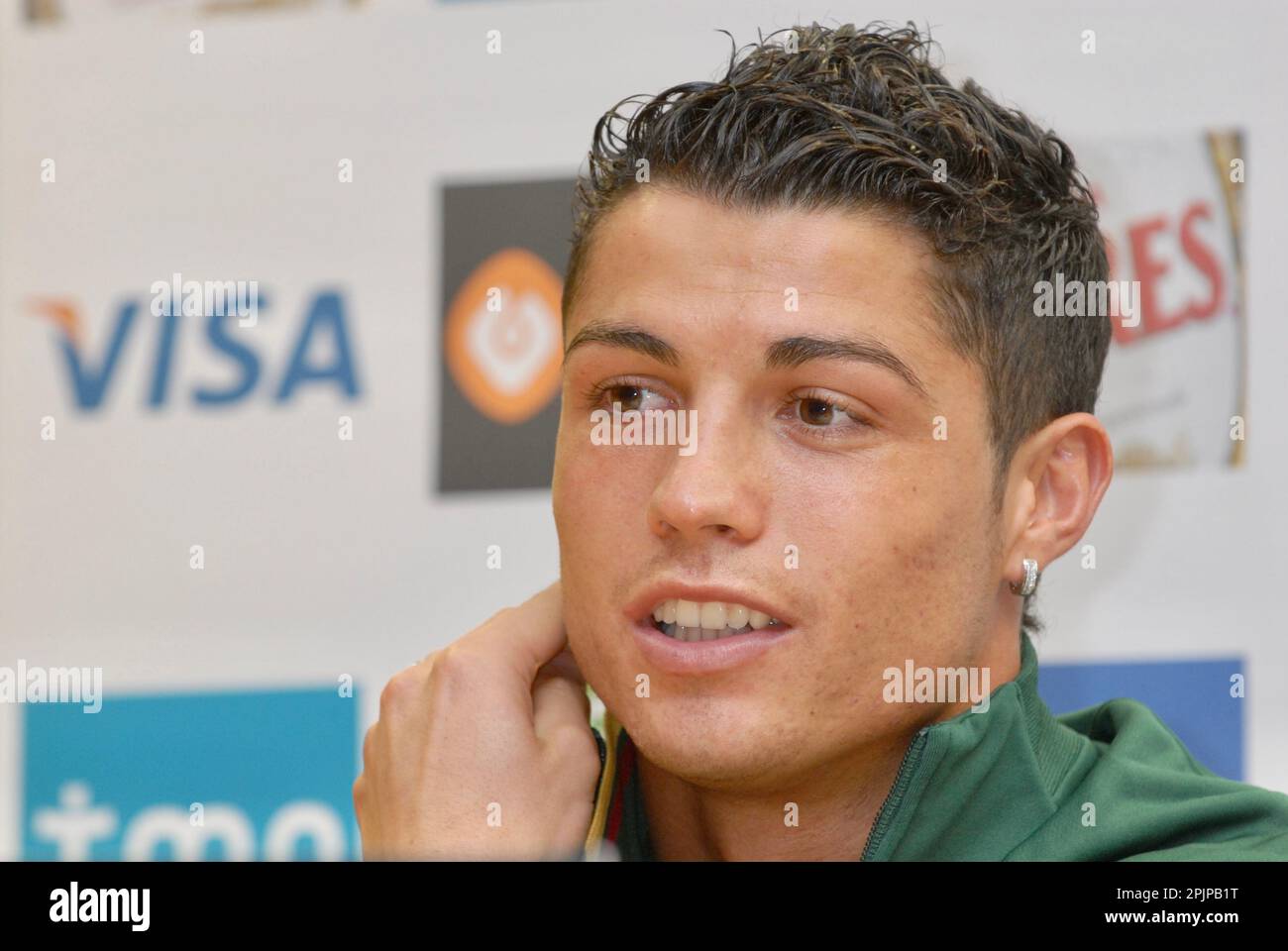 Christiano Ronaldo, Emirates Stadium, Highbury, Londra, Regno Unito Foto Stock