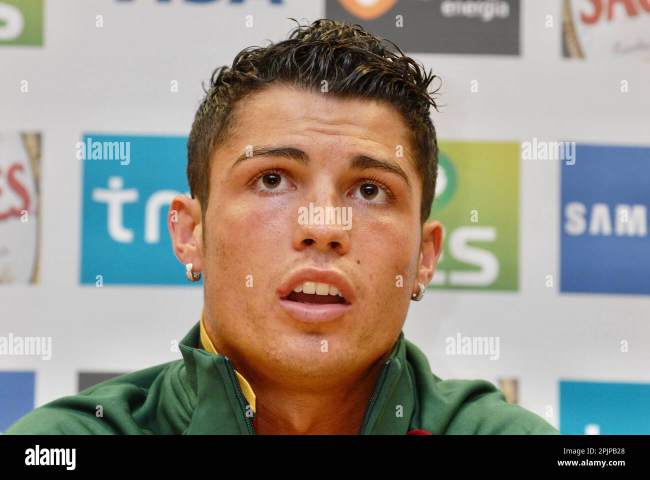 Cristiano Ronaldo, Emirates Stadium, Highbury, Londra, Regno Unito Foto Stock