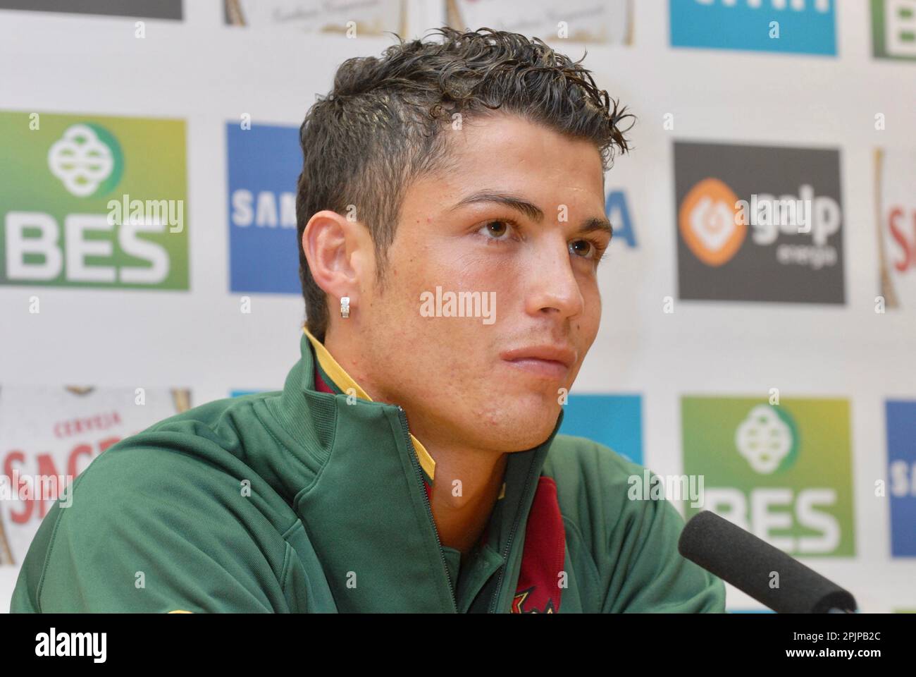 Cristiano Ronaldo, Emirates Stadium, Highbury, Londra, Regno Unito Foto Stock