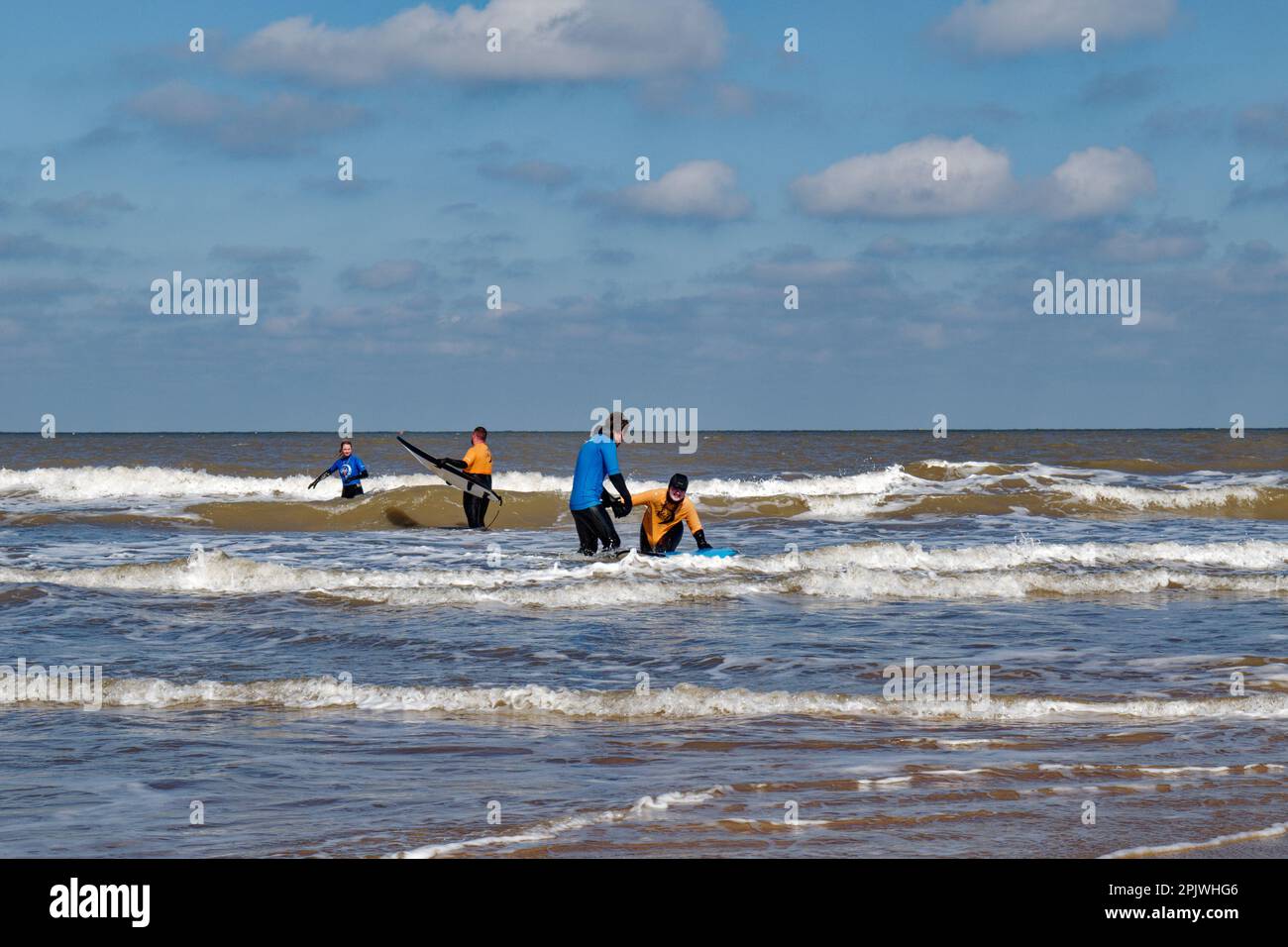 Cromer Beach, Norfolk, Regno Unito Foto Stock