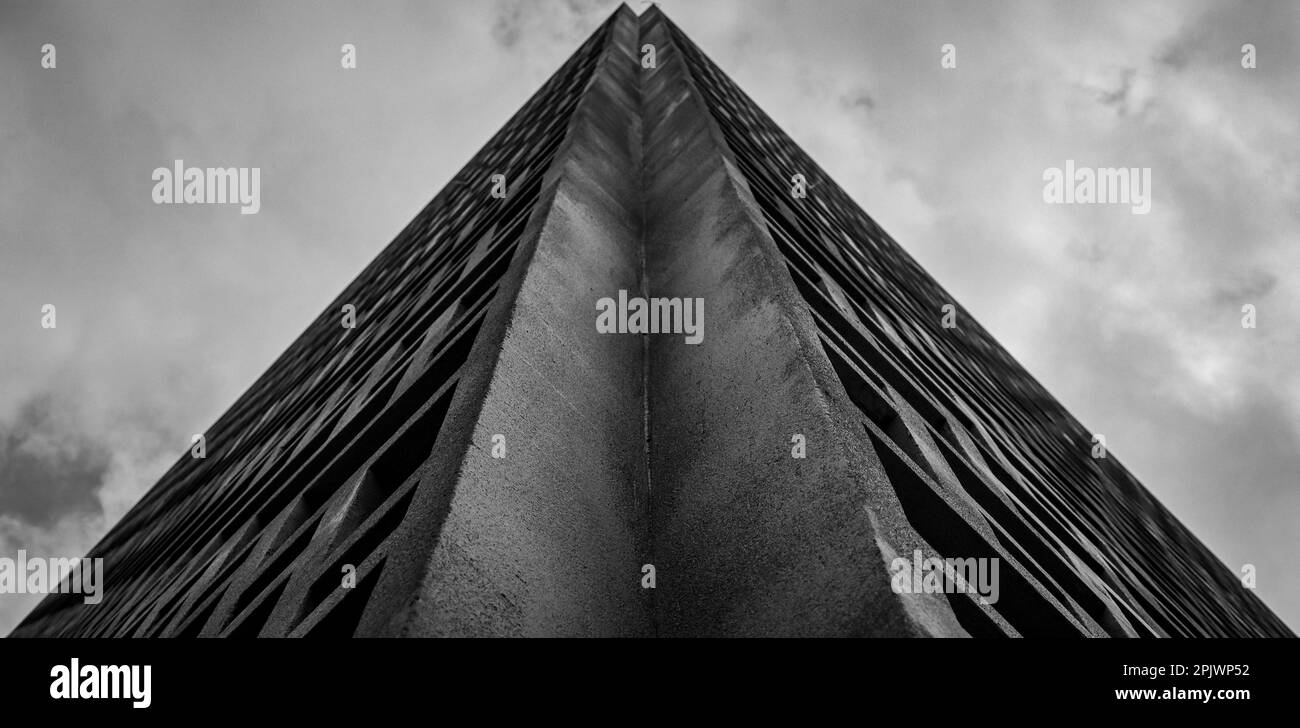 L'edificio estetico, architettura simmetrica Foto Stock