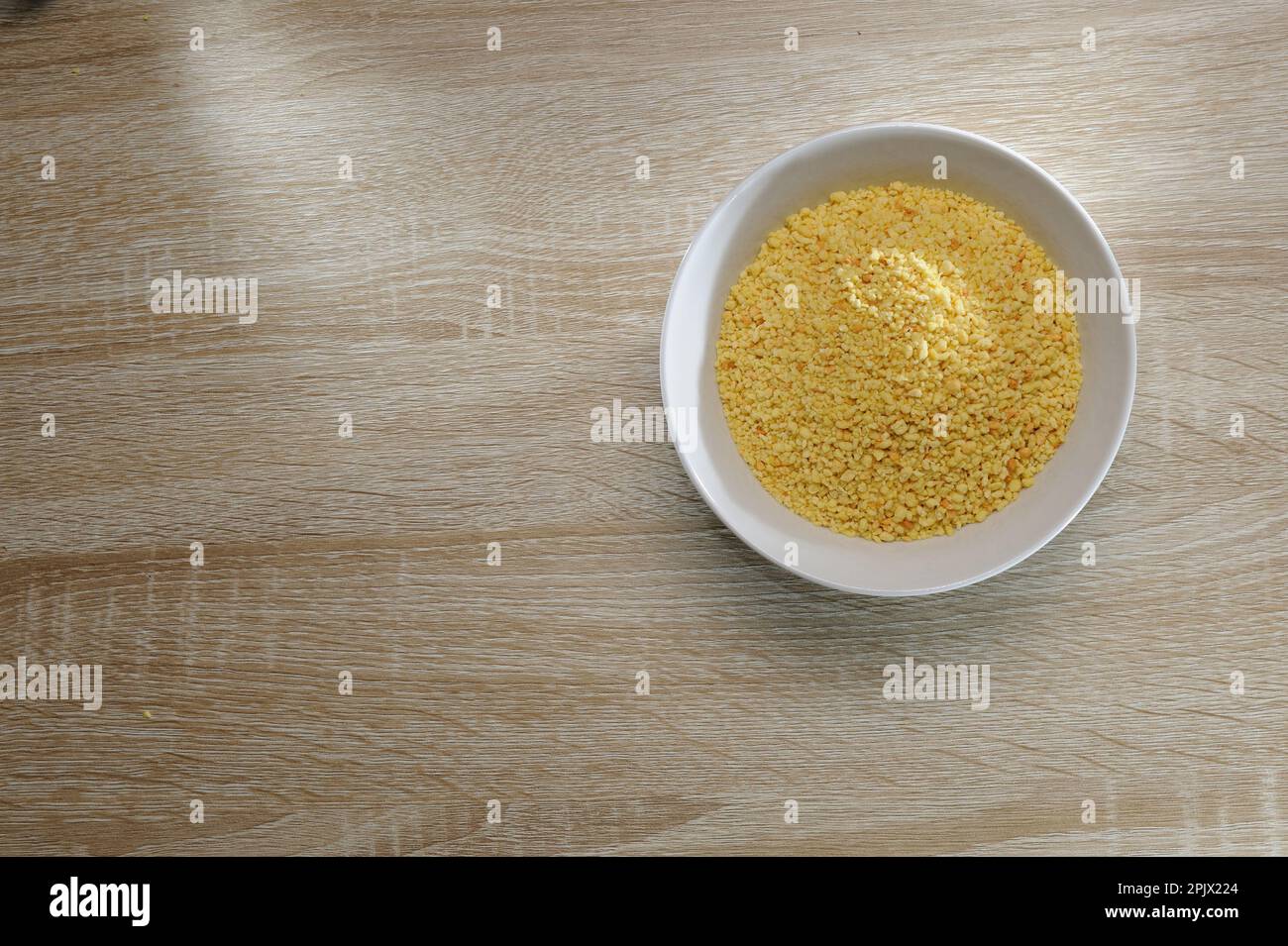 La fregola sarda è una forma di pasta di grano, a forma di palla. Foto Stock