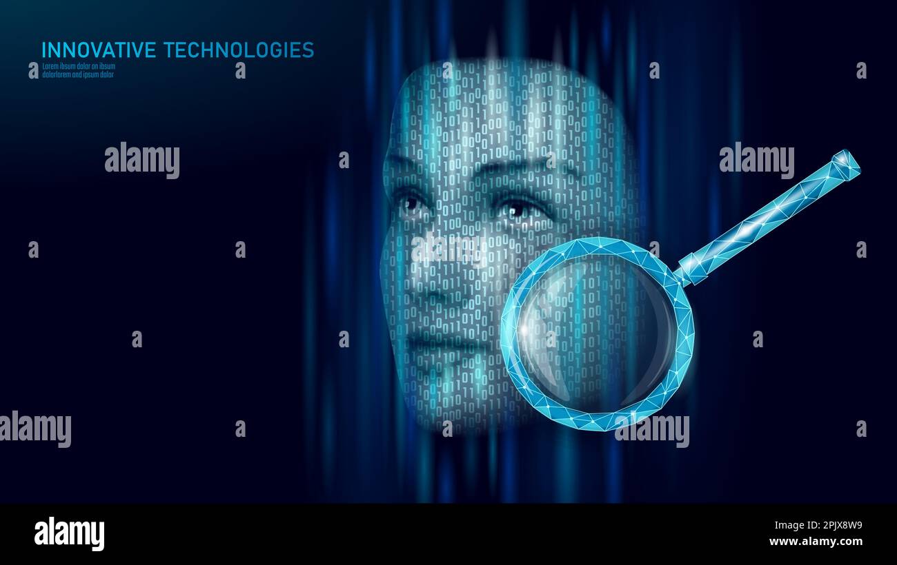 Ai chat bot ricerca tecnologia di intelligenza artificiale. Analisi dei dati di realtà virtuale del sito web richiesta di ricerca. illustrazione vettoriale Illustrazione Vettoriale