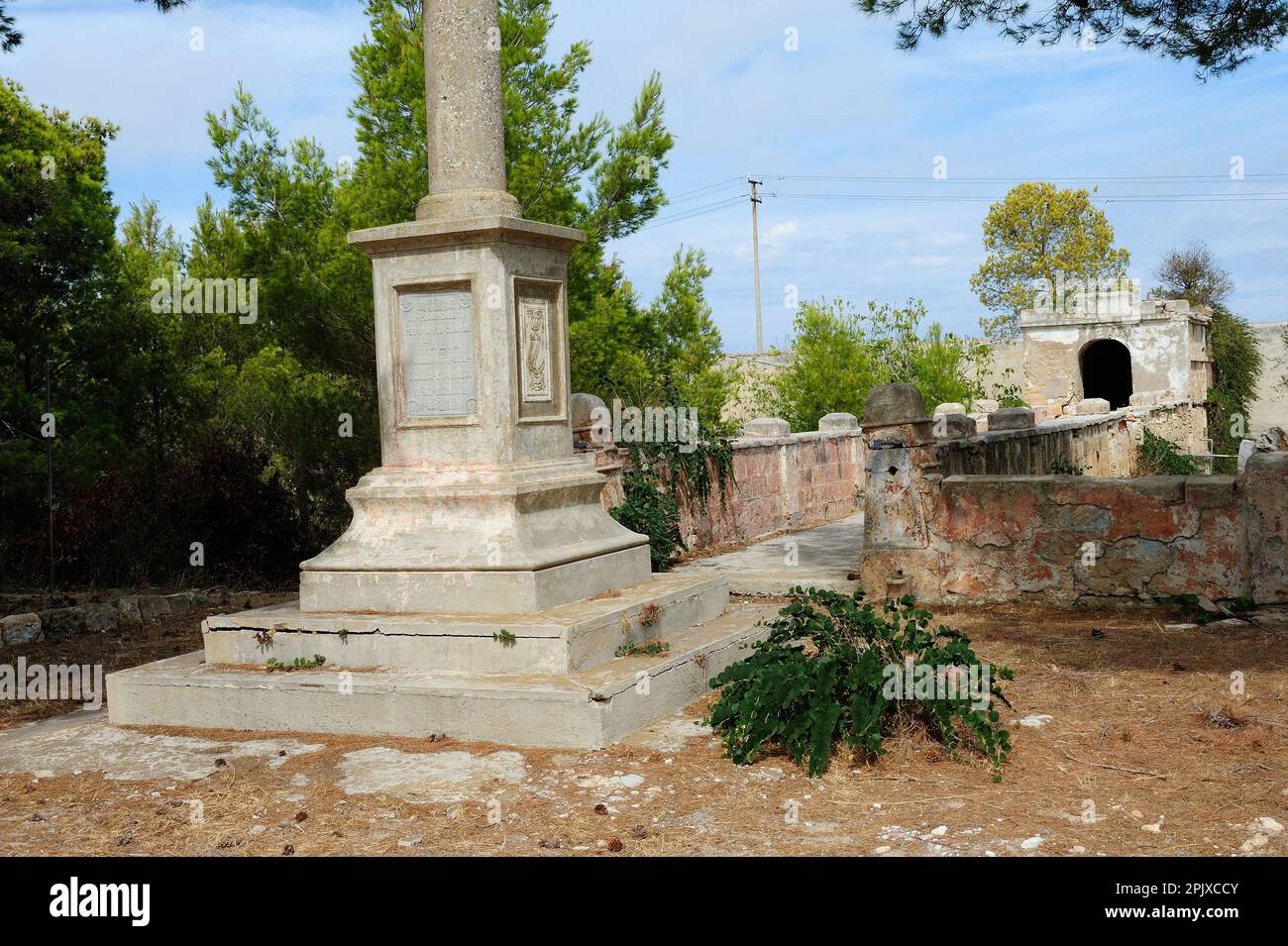 Pianosa, un'isola dell'Arcipelago Toscano, sede di una prigione fino al 2011, oggi una Riserva Naturale accoglie un massimo di 250 visitatori al giorno. Pianosa; T Foto Stock