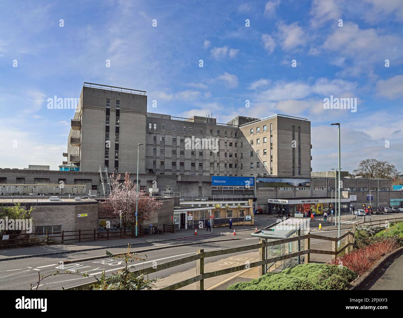 University Hospitals Plymouth, Derriford Hospital. Un NHS Trust; Foto Stock