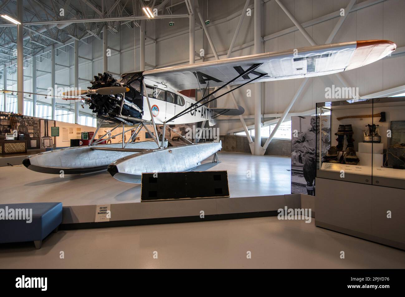 Fairchild 71C al Royal Aviation Museum of Western Canada a Winnipeg, Manitoba, Canada Foto Stock