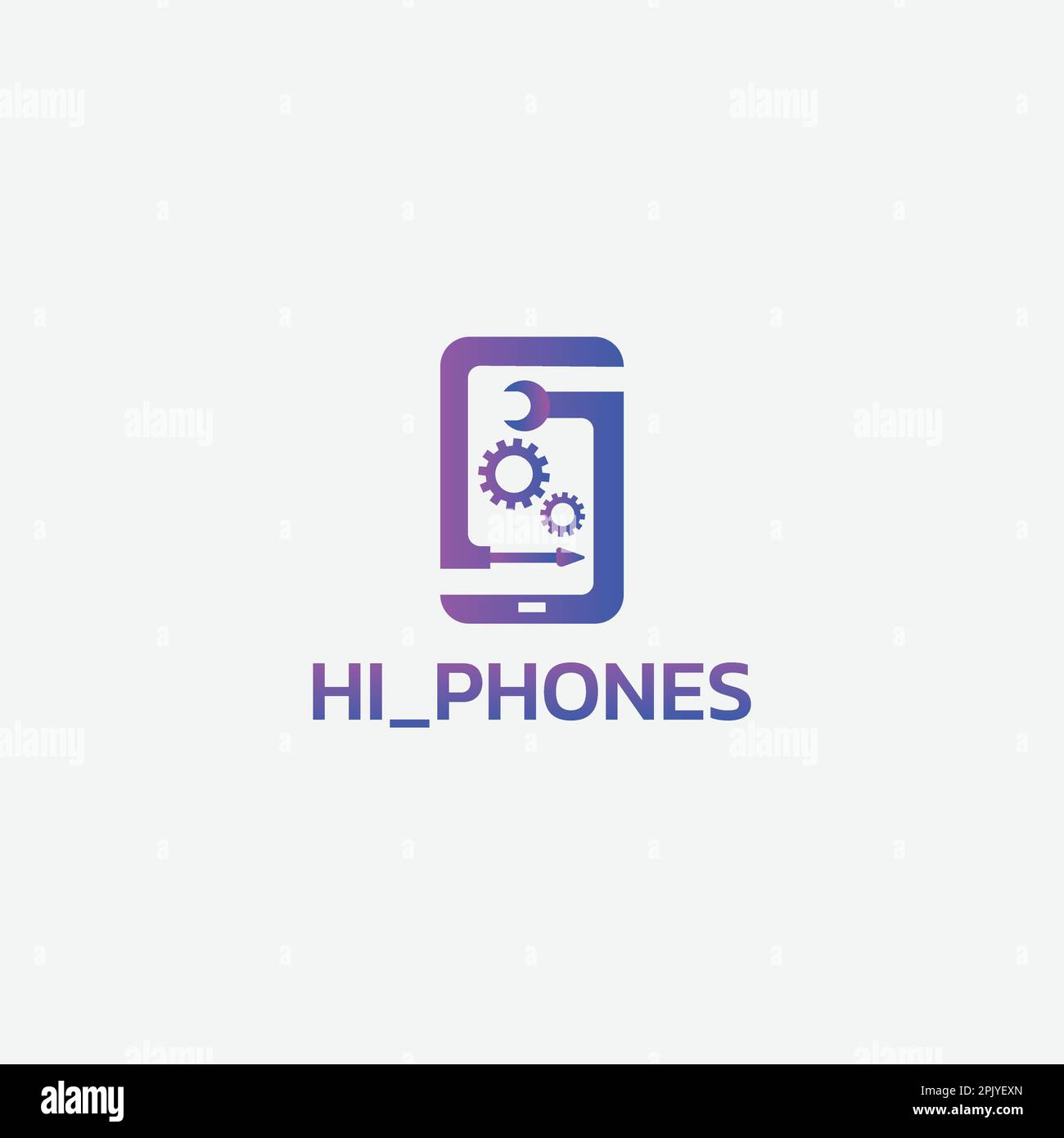 logo di vendita e riparazione di telefoni cellulari Immagine e Vettoriale -  Alamy