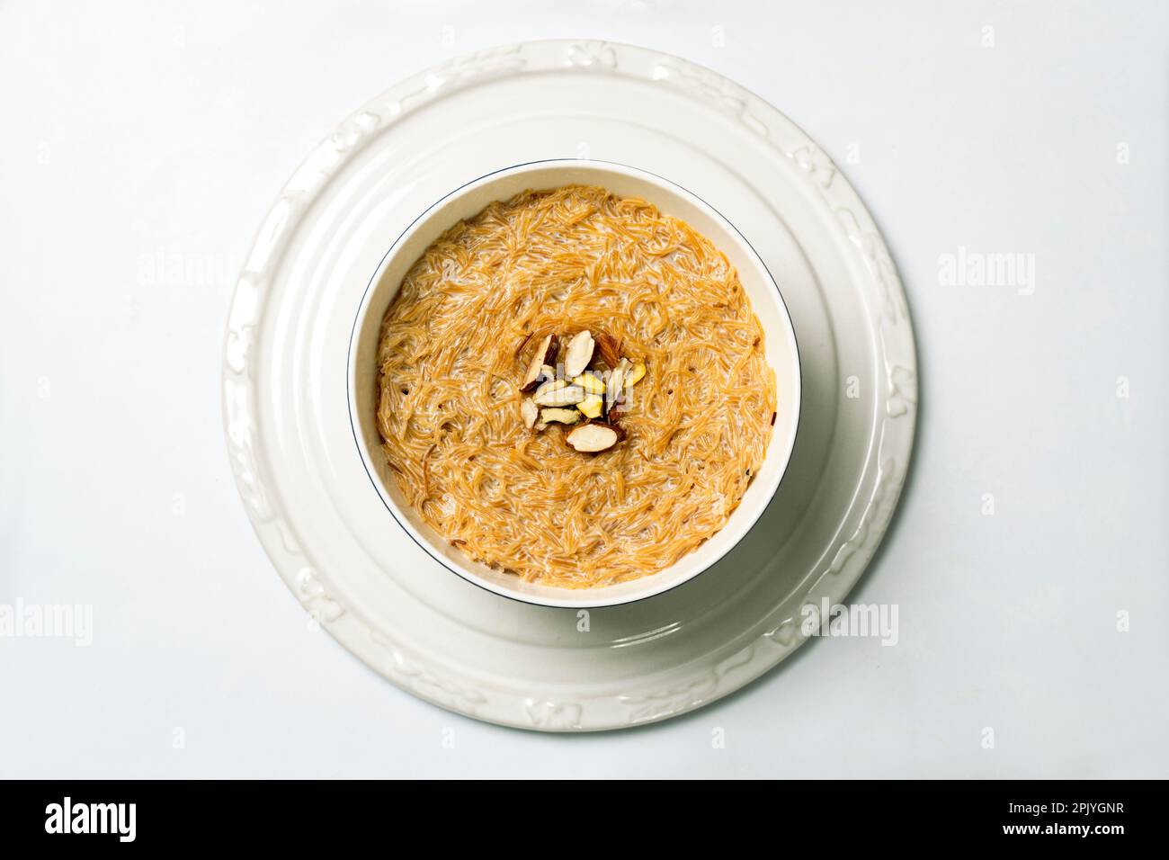 Seviyan delizioso e dolce o Corma puro. Indiano - Pakistano tradizionale cibo dolce. Speciale per Eid Foto Stock