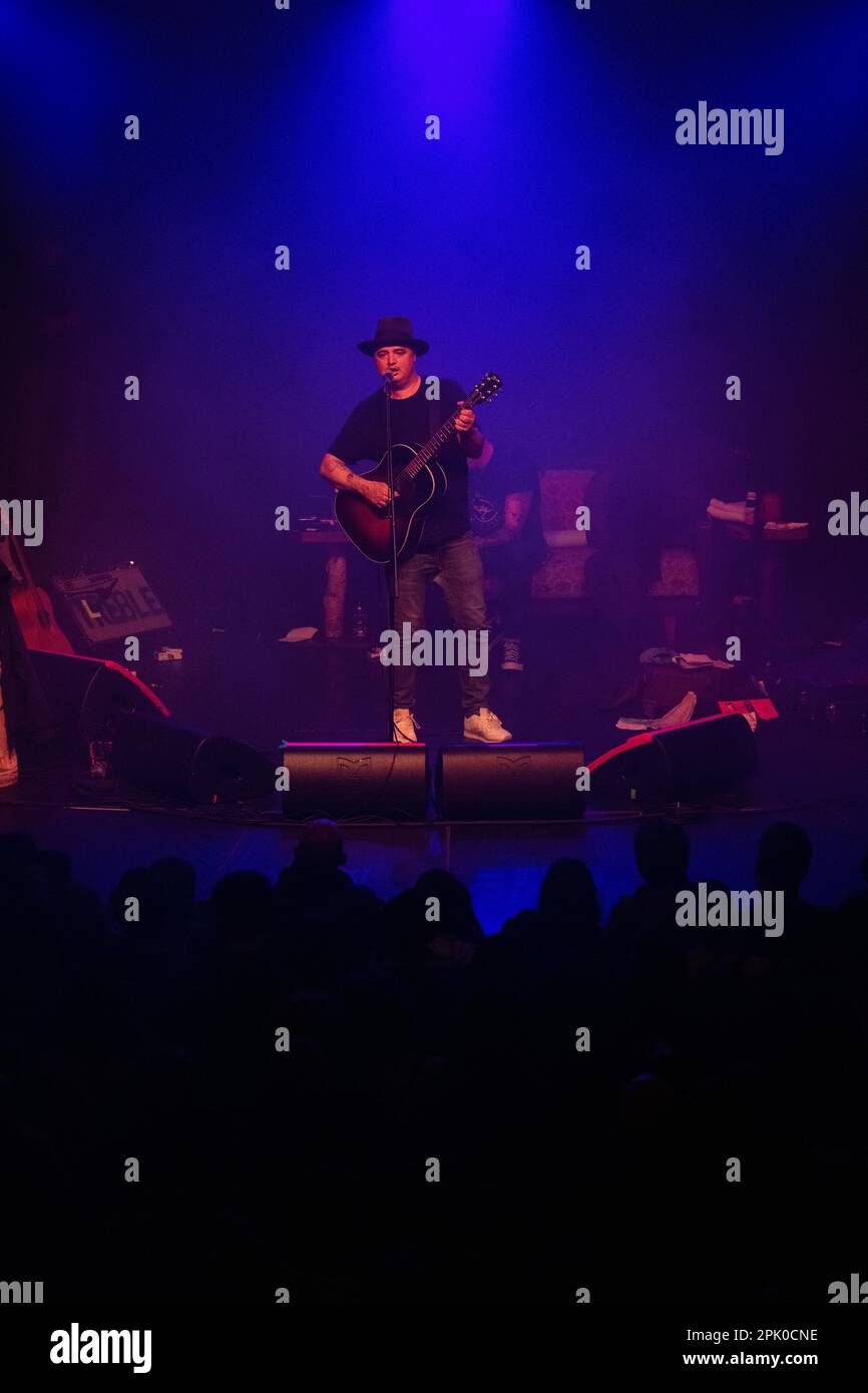 Peter Doherty si esibisce al Metropol di berlino durante il martoriato Songbook tour 2023 Foto Stock