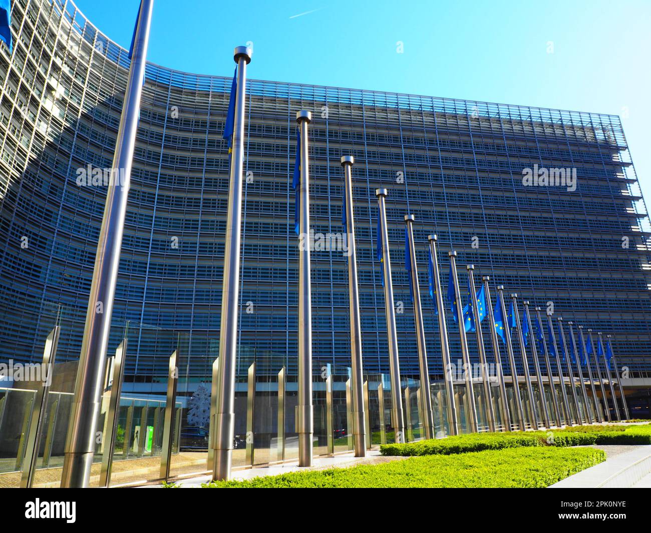 Il meglio del quartiere europeo, cuore dell'Europa, Bruxelles, Belgio Foto Stock