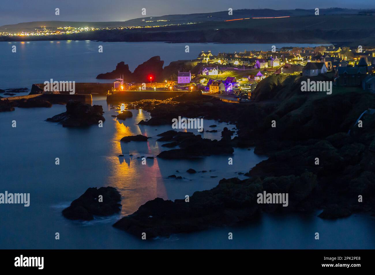 St Abbs Harbour (Eyemouth) Foto Stock