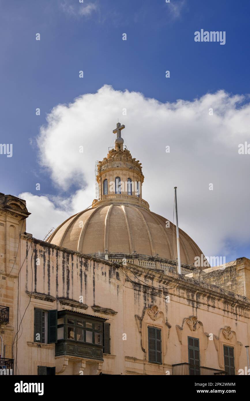 La valletta malta Foto Stock