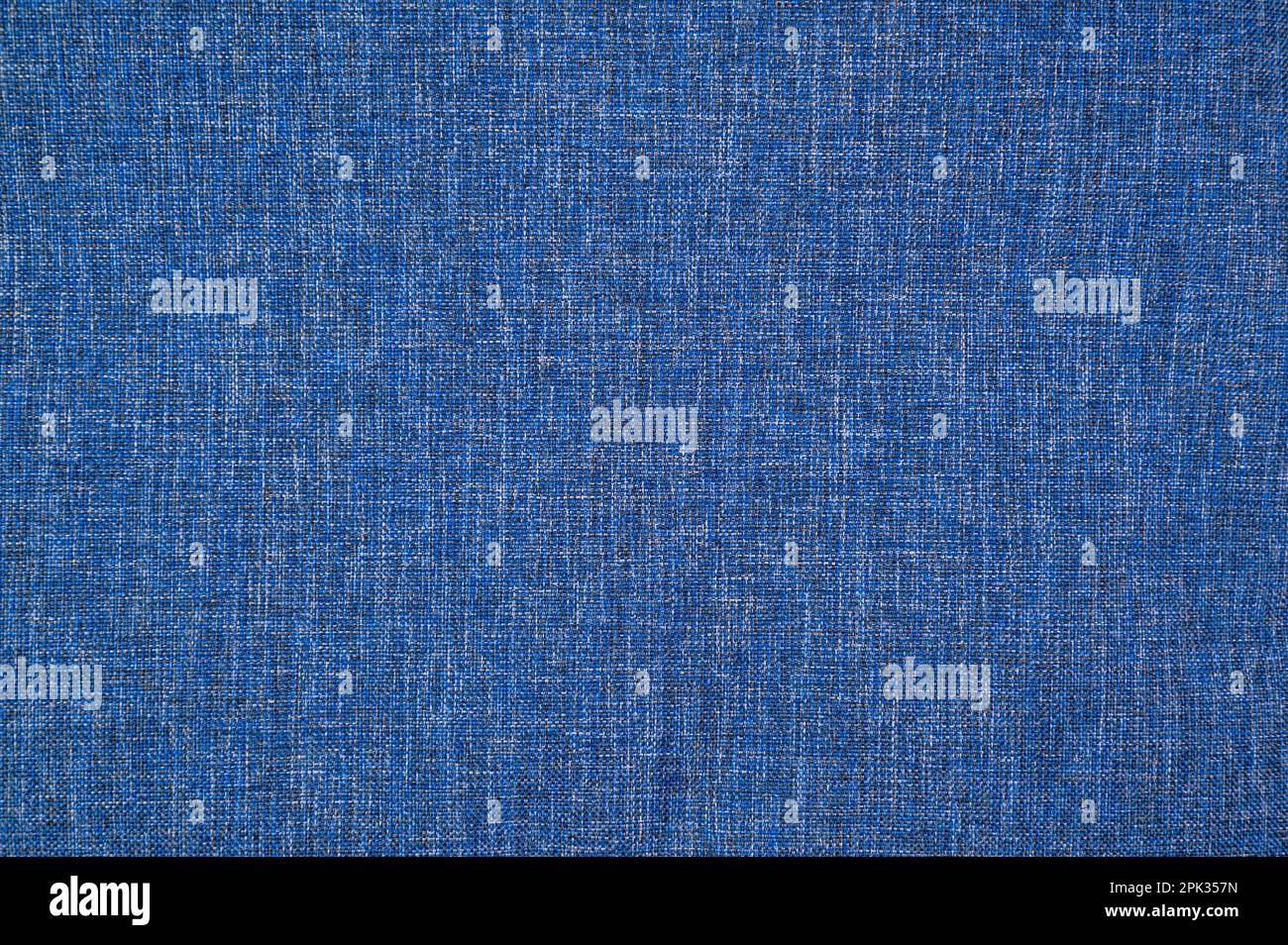 Stoffa, tessuto, materiale tessile bianco blu marino come sfondo, sfondo o texture Foto Stock