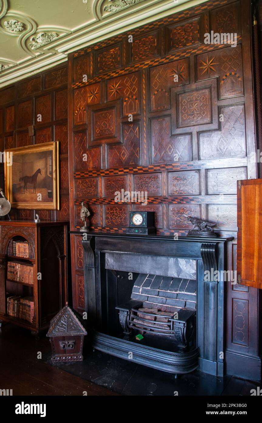 Intorno al Regno Unito - interno di Astley Hall Chorley, Lancashire, Regno Unito Foto Stock