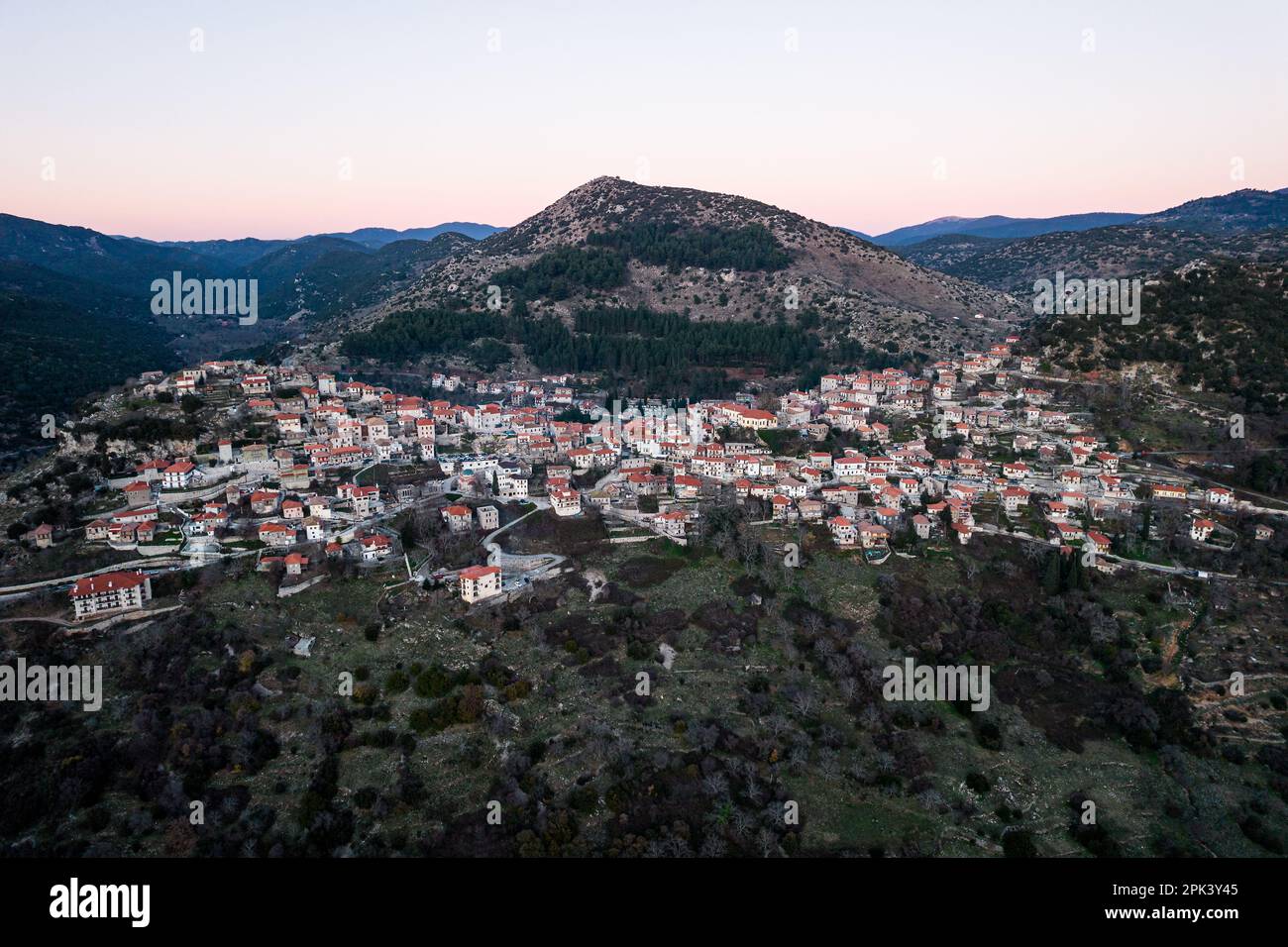 Dimitsana Village, Grecia Foto Stock