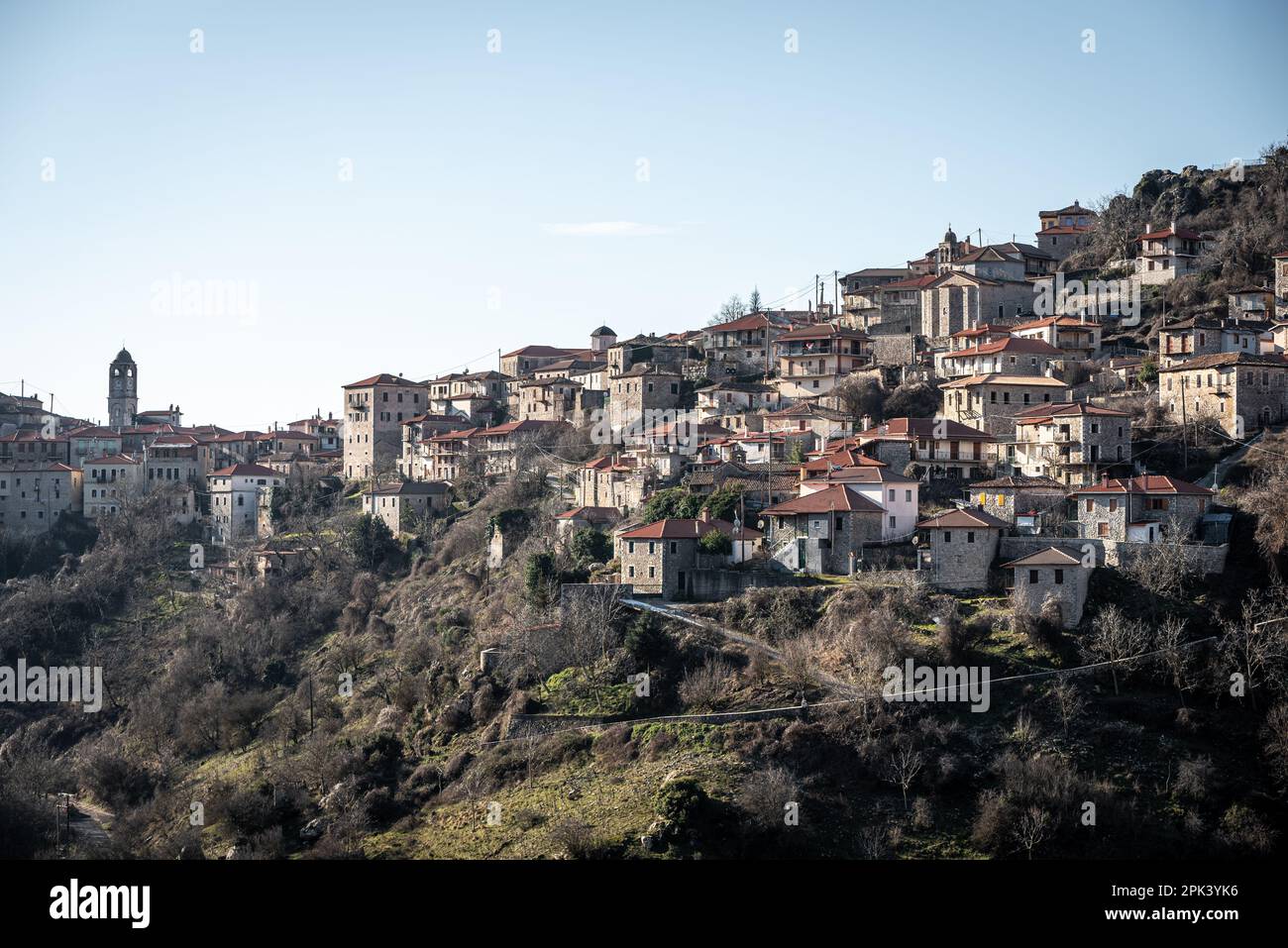 Dimitsana Village, Grecia Foto Stock