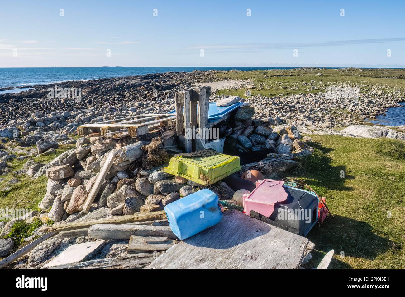 RSPB Scozia Balranald. Questa splendida riserva hebrideana ha spiagge sabbiose, litorale roccioso, paludi e dune di sabbia con una meravigliosa fauna selvatica Foto Stock