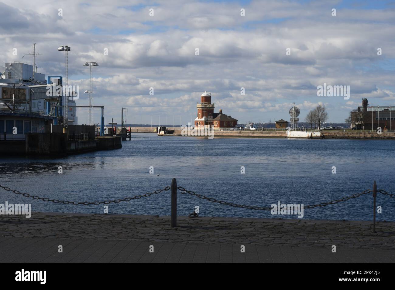 Helingborg/skaane//Svezia/05 aprile 2023/ Helingborg, città meridionale, fromland e mare, oresend oceano nella città meridionale di Swewden.. (Foto.Francis Joseph Dean/immagini del decano) Foto Stock