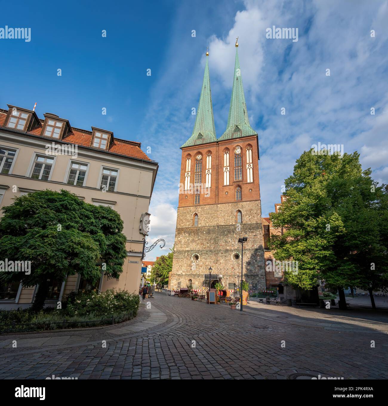 St Chiesa di Nicholas - Berlino, Germania Foto Stock