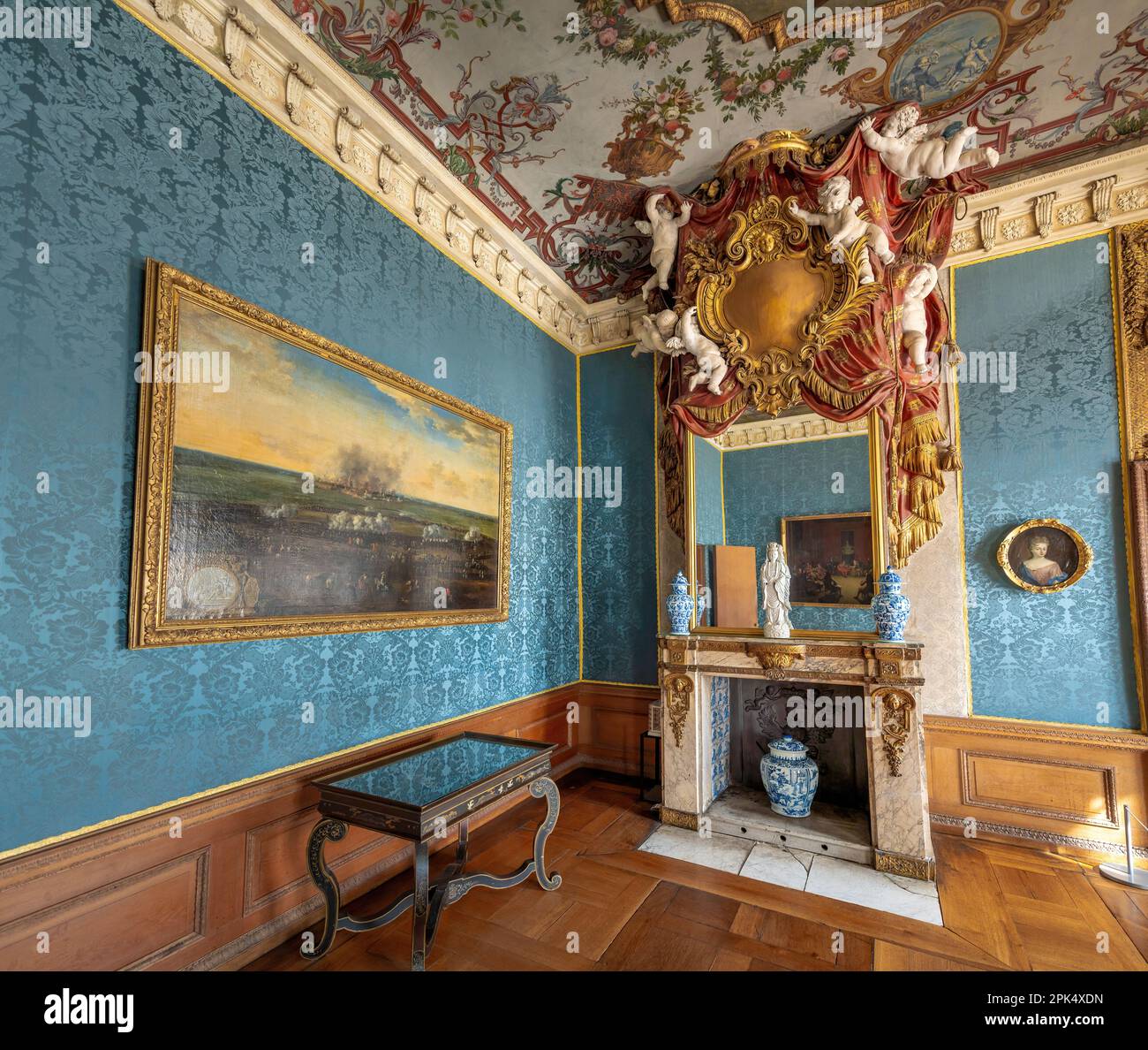 Meclemburgo Appartamento in Charlottenburg Palace Interior - Berlino, Germania Foto Stock