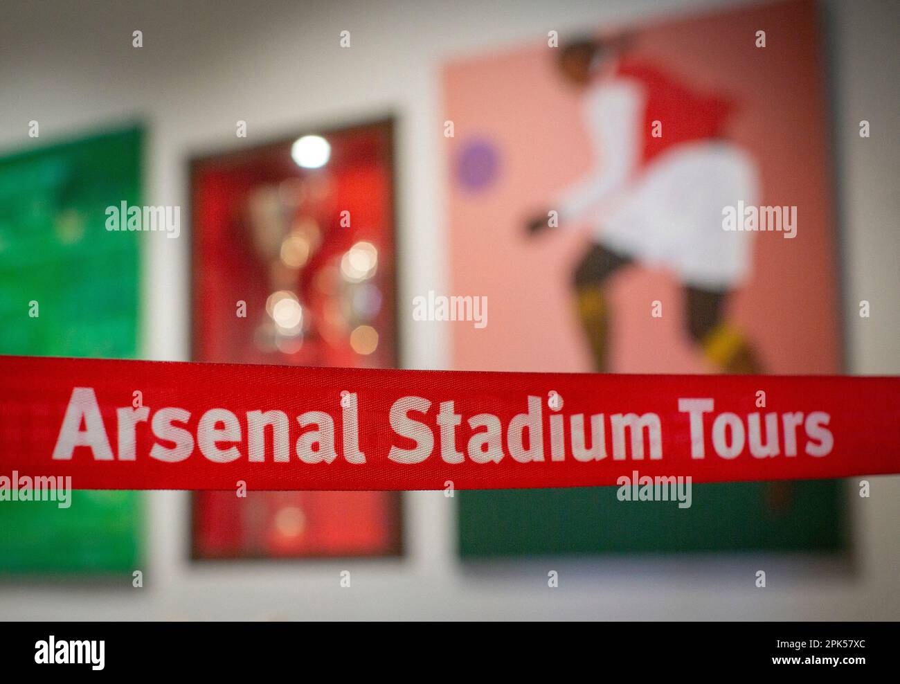 HIGHBURY, LONDRA, INGHILTERRA - Tour dello stadio Arsenal Emirates a Londra, Regno Unito Foto Stock