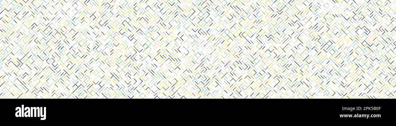 Illustrazione del motivo generativo di sfondo delle linee ruotate a colori Illustrazione Vettoriale