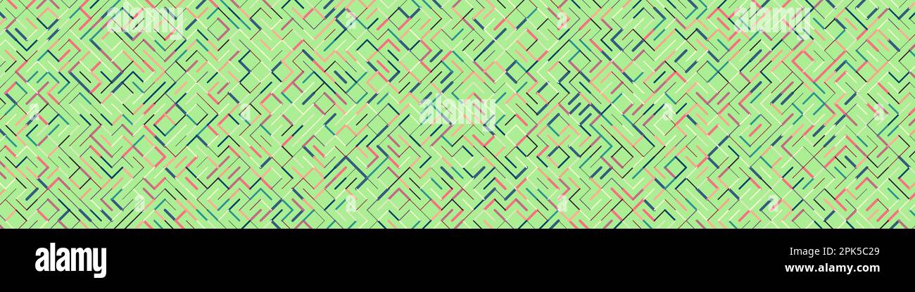 Illustrazione del motivo generativo di sfondo delle linee ruotate a colori Illustrazione Vettoriale
