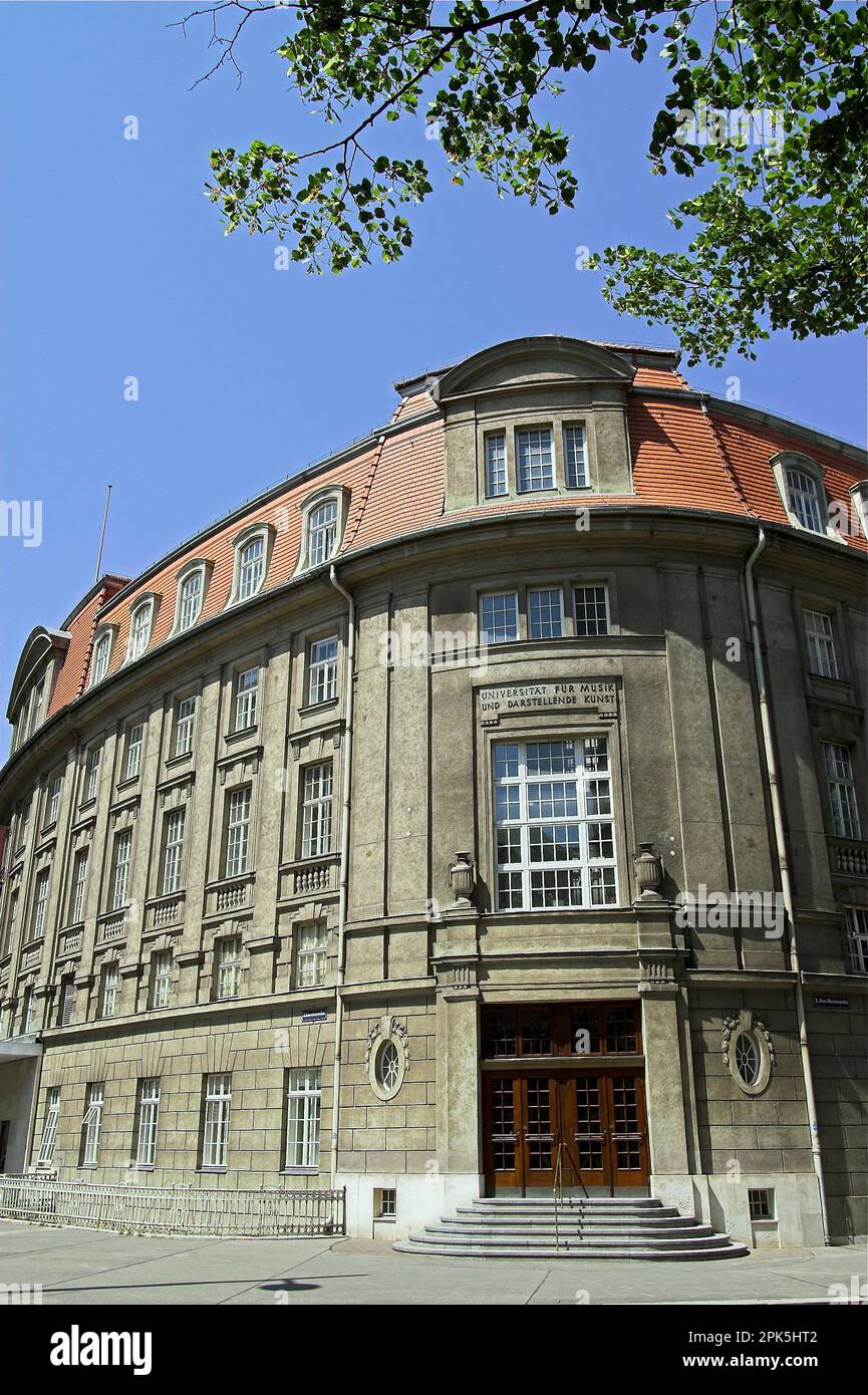 Wiedeń, Wien, Vienna, Austria, Akademietheater; Universität für Musik und darstellende Kunst; Università di Musica e Arti dello spettacolo Foto Stock