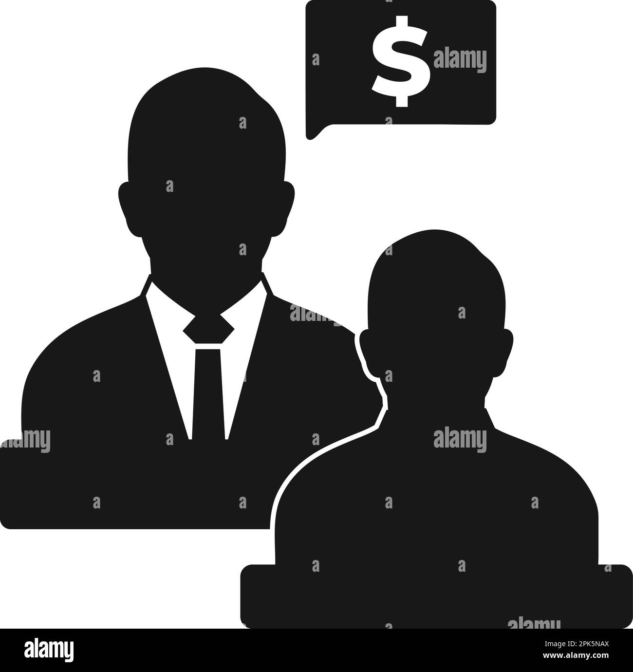Icona del consulente commerciale e finanziario . EPS vettoriale stile piatto. Illustrazione Vettoriale Icona del consulente commerciale e finanziario . EPS vettoriale stile piatto. Illustrazione Vettoriale