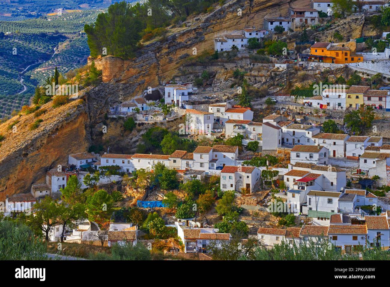 Montefrio, Washington Irving Route, Provincia di Granada, Andalusia, Spagna Foto Stock