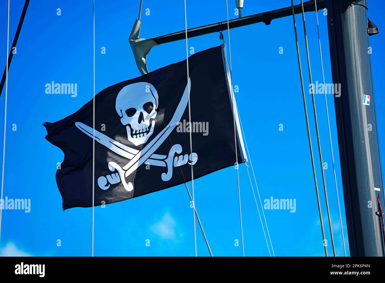 Bandiera Di Pirata, Jolly Roger Illustrazione Di Stock - Illustrazione - Foto 5